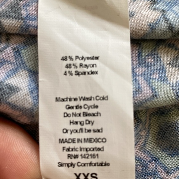 LuLaRoe “IRMA” HIGH-LOW TUNIC OVERSIZED TOP SIZE EXTRA EXTRA SMALL 🌟NWT🌟 - Picture 9 of 11